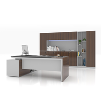 Mobilier de bureau modulaire en forme de L Design fort Mobilier Home Luxury Executive Desk