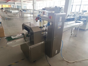 Fournisseurs de machines d'emballage automatiques à flux servo de type oreiller pour biscuits/crêpes/bonbons/chocolats de Foshan - Product Image 5