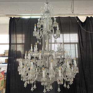 <span class=keywords><strong>Lustre</strong></span> en cristal K9 de style médiéval de design italien personnalisé Décoration intérieure de hall Salon <span class=keywords><strong>Branches</strong></span> LED Luminaires suspendus - Product Image 4