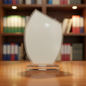 Trophée de sublimation de luxe pour le sport et la musique, base en <span class=keywords><strong>cristal</strong></span> durable, gravure UV, design personnalisable et écologique - Product Image 1