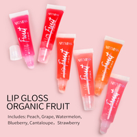 Tubes d'emballage Make Your Logo Fournisseur de base de brillant à lèvres personnalisé Crème solaire ingrédients chimiques repulpant à la saveur des fruits de marque privée