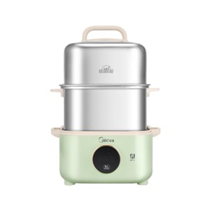 Midea <b>Electric</b> <b>Steamer</b> 2 Layer 10L+ Stainless Steel Anti Dry Burn Mechanical Control Green - Product Image 6