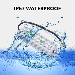 IP67 إضاءة مقاومة للماء السباحة إضاءة حمام السباحة/المسبح محول التيار المتردد إلى العاصمة بقيادة سائق 12V 24V امدادات الطاقة