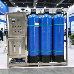 เครื่องกรองน้ำอุตสาหกรรมอัตโนมัติ 500 ลิตร 0.5 ตัน ระบบ Reverse Osmosis พร้อมมอเตอร์ปั๊มน้ำสแตนเลสแบบล้างอัตโนมัติ รับประกัน 1 ปี - Product Image 1