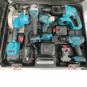 Kit Combiné d'Outils Sans Fil Professionnel 20V Perceuse à Percussion Électrique Sans Fil Ensemble d'Outils Électriques - Product Image 4