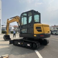 Haute qualité 6 tonnes Mini pelle rétrocaveuse hydraulique Bagger 6 t Mini pelle sur chenilles à vendre