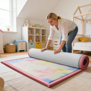 <span class=keywords><strong>Tappeto</strong></span> in flanella spessa personalizzato per bambini, stampato a macchina con motivo unico, tappetino morbido per bambini con retro in schiuma per camera da letto, all'ingrosso - Product Image 5