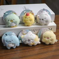 6 nouveaux modèles de porte-clés en peluche brodés de haute qualité, thème anime Sumikko, pour la décoration de sacs à dos et les machines à griffes
