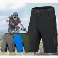 Vente en gros prêt à l'emploi poches zippées coupe ample Baggy Iking cyclisme VTT pantalon vtt Shorts hommes