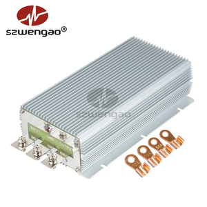 Convertisseur DC-DC abaisseur de tension <span class=keywords><strong>12V</strong></span> 24V 18-36V vers 13.8V, régulateur de tension haute puissance 80A 100A pour la surveillance - Product Image 1