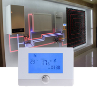 Chauffe-eau électrique intelligent, affichage Digital à gaz, Programmable LCD, système de chauffe-eau mural, Thermostat, chaudière à eau, Programmable, pour salle