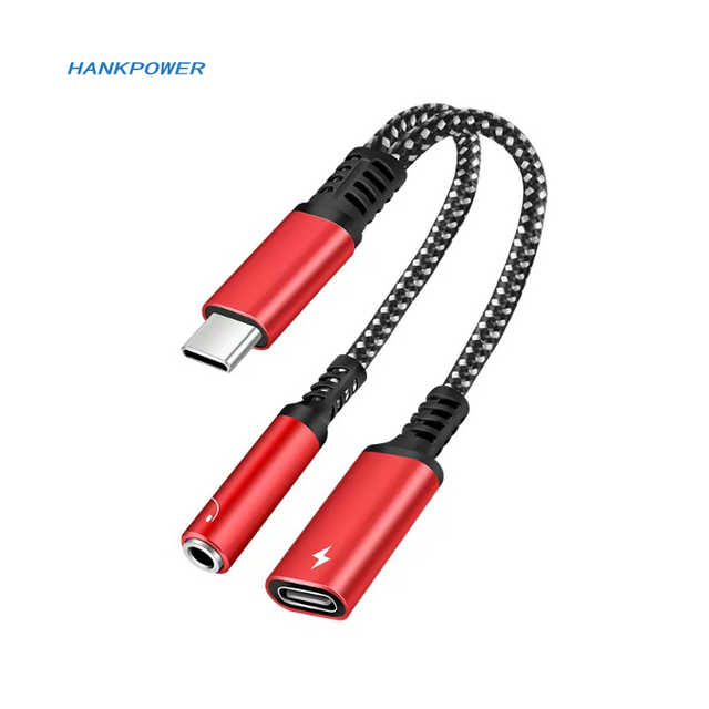 USB C to 3.5mm Headphone and Charger Adapter 2 in 1 Type C to Aux Audio Jack with PD 66W Fast Charging Cable