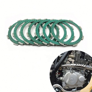 Discos de Embrague de Papel para Motocicleta, Placas de Fricción para Motor <span class=keywords><strong>HONDA</strong></span> CB <span class=keywords><strong>CG</strong></span> 125 <span class=keywords><strong>150</strong></span> 250 ZONGSHEN LONCIN 125-250cc - Product Image 1