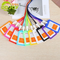 Giá Rẻ Chất Lượng Cao ID Vượt Qua Thẻ Tùy Chỉnh UV Công Ty In Ấn Làm Việc Nhập Học Cổ Polyester Dây Buộc Với Nhựa ID Chủ Thẻ