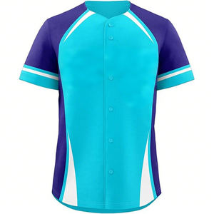 Düşük adedi yetişkinler abd özel Logo boş 3D süblimasyon beyzbol forması - Product Image 2