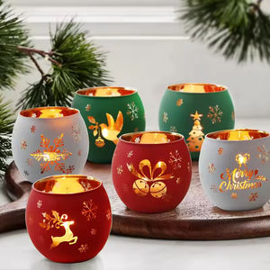 เชิงเทียนแก้วโหลสีเปล่าสำหรับตกแต่งบ้านสำหรับงานแต่งงานวันอีสเตอร์วาเลนไทน์ของขวัญแต่งงานที่สมบูรณ์แบบ - Product Image 3