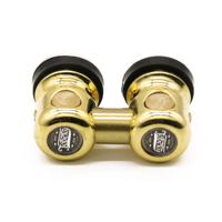 Alliage de Zinc Chrome moulé sous pression or matériel Snare Tube Kit de batterie acoustique ensemble pièces longues cosses pour accessoire de batterie Bass Tom