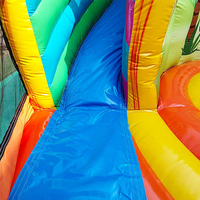 Château gonflable personnalisé sur le thème du parc à dinosaures, en PVC, avec toboggan et mur d'escalade pour enfants et adultes, pour jouer en intérieur et en extérieur