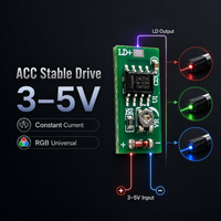 Module laser ZhonNa 3-5V avec carte de commande PCB, courant constant réglable, module laser RGB, accessoire d'outil, pièces de rechange