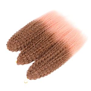 Extensions de cheveux synthétiques à double trame, résistantes à la chaleur, pour tissage, modèles Ariel Water Wave & Body Wave Deep Wave - Product Image 2