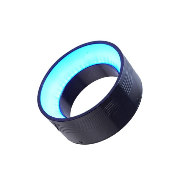 24V LED Ring Shadowless Light Source Dimmable Industrial Camera Ring Light for Machine Vision for Workshop Use