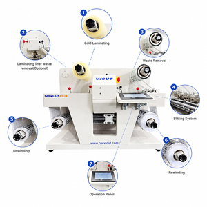 Cortadora de Etiquetas de Doble Cabezal de Alta Eficiencia y Velocidad para Producción Interna en Pequeñas Empresas con Laminación en Frío - Product Image 6