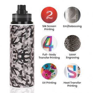 Offres Spéciales – Bouteilles Isothermes Personnalisées – Gourdes Thermiques 24oz 32oz – Gobelets Isothermes en Acier Inoxydable pour le Sport - Product Image 3