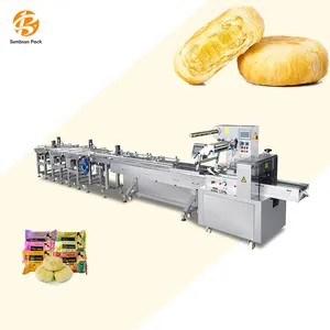 Multifunctional Pillow Flow Wrapping Bar Sealer Surgical Latex Glove Semi-Fluid Express Packing Packaging Machine line