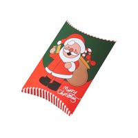 Boîte cadeau de bonbons de vacances emballage en carton imprimé renne pour biscuits/biscuits noël et nouvel an