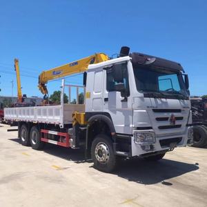 מנוף משאית HOWO XCM-G 6*4 בעל 10 גלגלים, 12 טון, חדש ורב מכר |   בום טלסקופי הידראולי |   360 °   סיבוב |   מחיר מפעל - Product Image 3