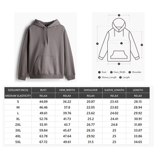 Pull-over noir surdimensionné en coton et polyester imprimé avec logo personnalisé Sweats à capuche décontractés vierges pour hommes - Product Image 2