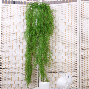 Lot de 12 <span class=keywords><strong>plantes</strong></span> suspendues artificielles en <span class=keywords><strong>fausse</strong></span> feuille de lierre intérieur extérieur faux feuillage vigne pour l'obtention du diplôme Halloween fête des mères - Product Image 1