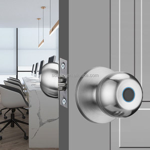 Tuya App thông minh vân tay Vòng bóng khóa cho cửa nhôm vô hình bằng gỗ Door Knob với Twist Khóa cho phòng ngủ - Product Image 4