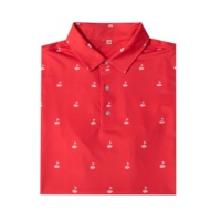 Chemise de golf de qualité supérieure, luxueuse, douce, extensible dans 4 directions, imprimée, séchage rapide, 88% polyester, 12% élasthanne, évacuation de l'humidité, tricot premium