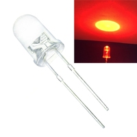 Puce LED Juhong Epistar Super Flux certifiée ROHS et REACH pour la croissance des plantes, 660 nm, trou de 5 mm, LED DIP, garantie 2 ans, CRI 80, dimmable