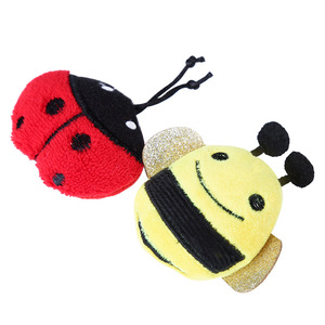 Wholesale Custom Pet Dog Chew <b>Toy</b> Cute Insect Shape Bee and <b>Ladybird</b> Small <b>Toys</b> Pet Soft Stuffed Plush Cat Nip Cat Dog <b>Toy</b> - Product Image 4