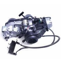 Ensemble moteur GY6 200cc refroidi par air, démarrage manuel, CVT, marche arrière, pour ATV, kart, buggy