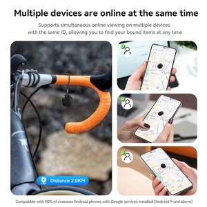 Dual-System-Artikel finder Universal Item Locator Key Finder Smart Global Locator Anti-Verlust-Tracker-Gerät für Apple <span class=keywords><strong>Android</strong></span>-Geräte - Product Image 2