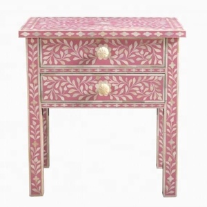 Tienda de muebles de madera India Diseño decente Cómoda de huesos Buffet de incrustaciones de huesos para comprar de la decoración del hogar India para suministros - Product Image 3
