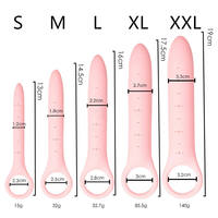 Dilatateurs en silicone de précision pour le plancher pelvien, pour femmes, lot de 5, baguette de massage pour le plancher pelvien, entraîneur musculaire du plancher pelvien, dispositif de renforcement