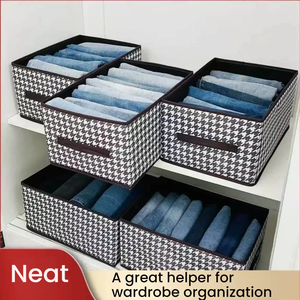 Caja de Almacenamiento Plegable Minimalista de Tela No Tejida, Resistente al Polvo y al Desgaste, <span class=keywords><strong>para</strong></span> Organización de <span class=keywords><strong>Ropa</strong></span> - Product Image 2