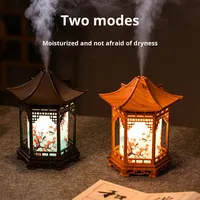Nouveau Type de lampe décorative humidificateur d'air cadeau de Style chinois avec humidificateur d'alimentation USB avec veilleuse LED YS