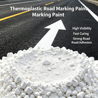 Revêtement de marquage routier thermofusible durable anti-fissuration à faible coût pour marquage de voies d'accès d'usine