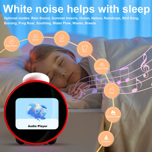 Hot-selling cheap AI smart <b>alarm</b> <b>clock</b>, with 20 language translations, English AI voice control, children's <b>alarm</b> <b>clock</b> - Product Image 4