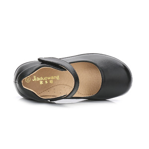 Chaussures en cuir blanc et noir pour enfants, chaussures légères pour enfants, filles, écoliers, chaussures habillées pour enfants, vente en gros - Product Image 6