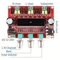 Carte d'amplificateur numérique 2.1 canaux XH-M139, tension large plage 12V-24V, TPA3116D2 2 * 50W+100W