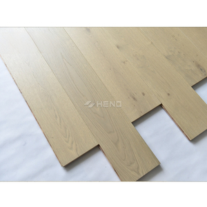 พื้นไม้ธรรมชาติ100% กันน้ำกำหนดได้เองพื้นไม้โอ๊คสีขาว + ไม้เนื้อแข็ง - Product Image 3