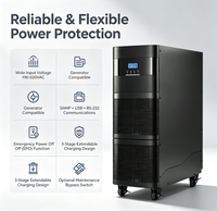 3-Phasen-zu-1-Phasen Online-USV 400V Eingang 230V Ausgang 10KVA 20KVA PF0.8 Reine Sinuswelle Doppelwandler für Industrieanwendungen