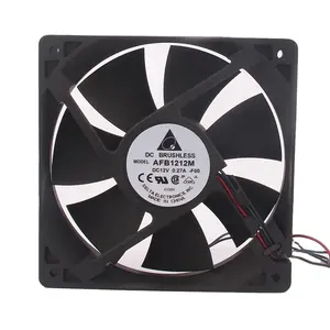 Delta 24V 48V DC12V 0.27A EC AC 120X120X25mm 12CM 12025 Large air volume double ball bearing centrifugal AFB1212M cooling fan