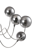 Nouveau style de lustre rond à abat-jour gris fumé, éclairage simple pour la décoration de la maison, lampe suspendue pour le salon